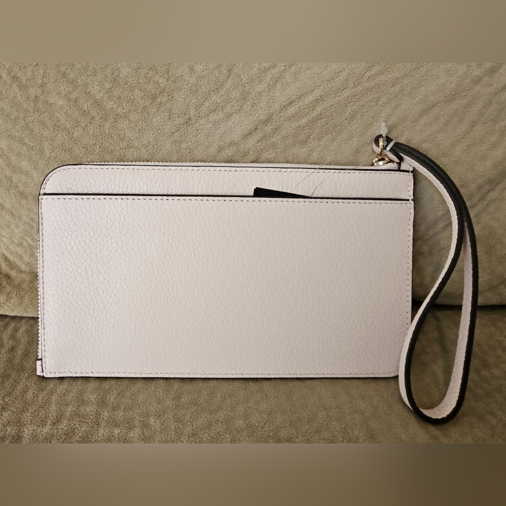 kate spade Zip Wristlet light rose garden logo NWT Rare - Picture 5 of 12